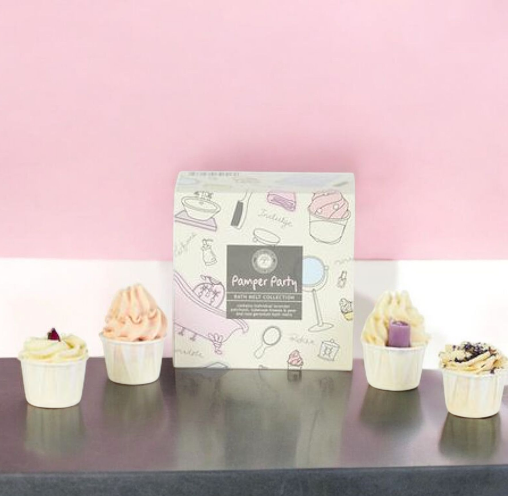 Gift Set - 4 Luxury Bath Melts - Pamper Party