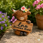 Highland Cow Garden Ornaments
