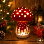 Magical Christmas LED Mushroom Large Red