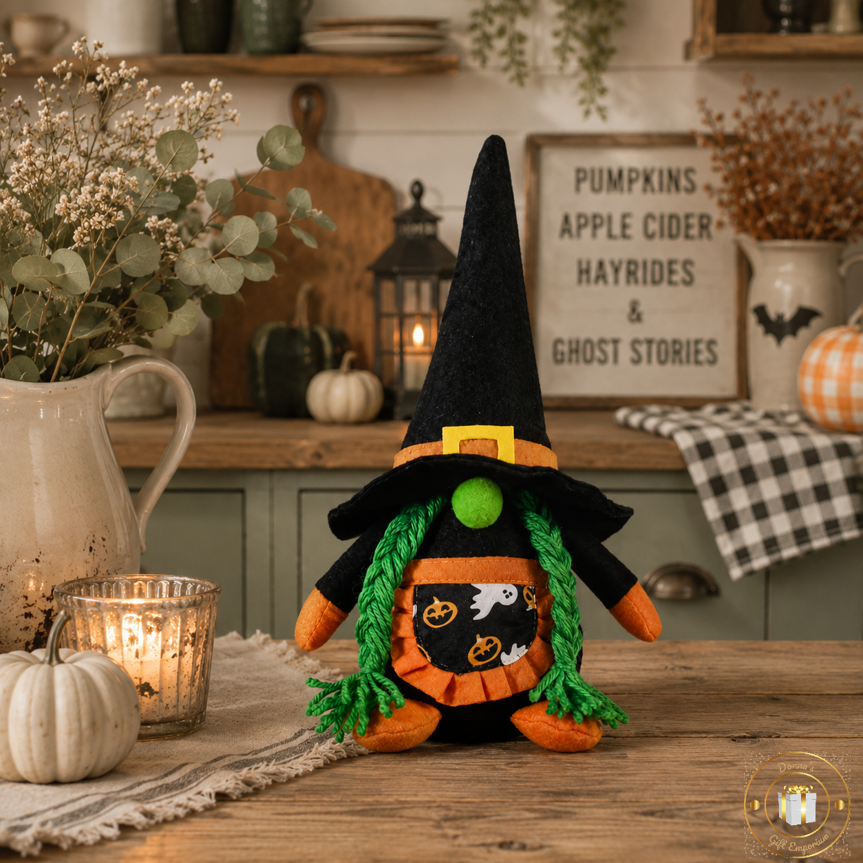 Halloween Witch Gonk Decoration