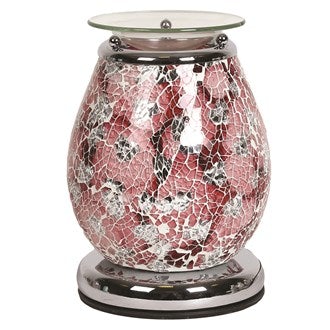 Electric Touch Lamp Wax Warmer Pink Mosaic