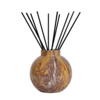 Large Glass Reed Diffuser Bottle & 50 Fibre Reeds - Breccia