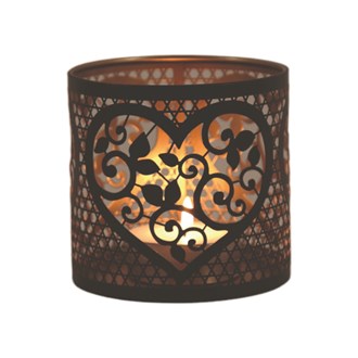 Wax Warmer / Burner - Black Heart