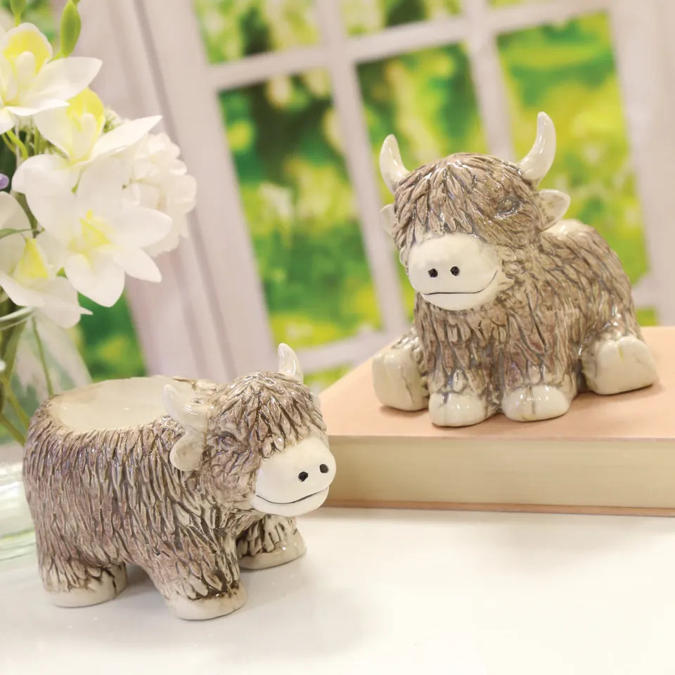 Highland Cow Wax Warmer - Stood or Sat