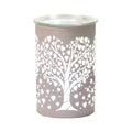 Electric Plug In LED Wax Warmer White Hearts Tree Of Life