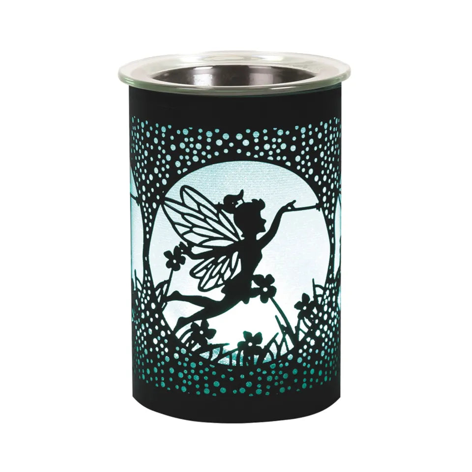 Colour Changing Electric Plug In LED Wax Warmer Black Fairy