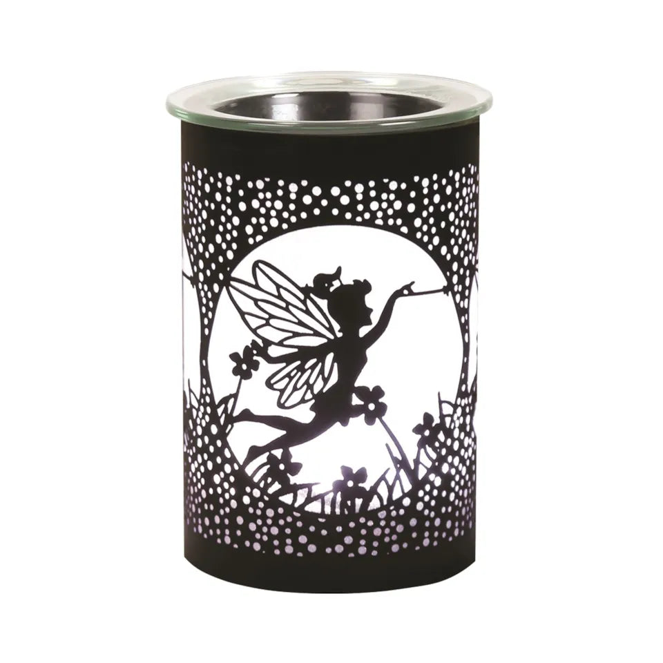 Colour Changing Electric Plug In LED Wax Warmer Black Fairy