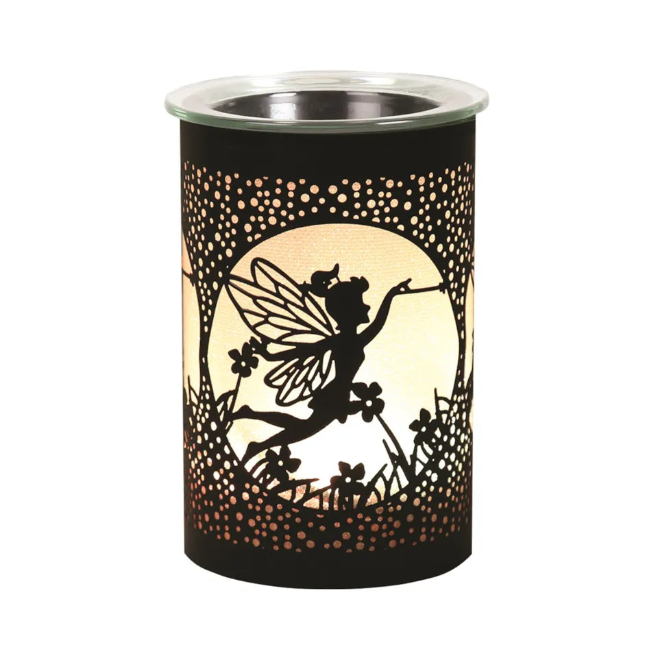 Colour Changing Electric Plug In LED Wax Warmer Black Fairy