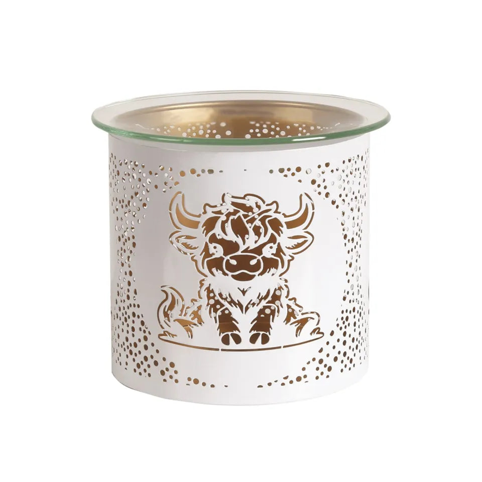 Wax Warmer / Burner - White Highland Cow