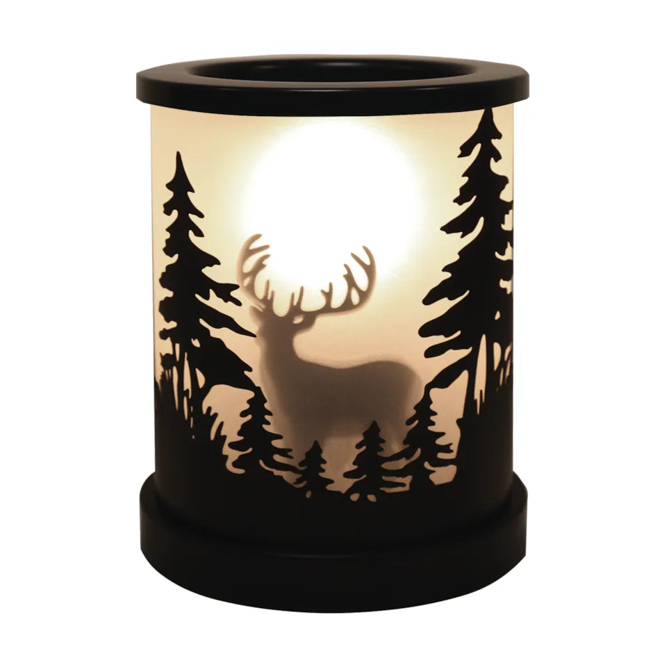 Electric Highland Cow Wax Warmer Black