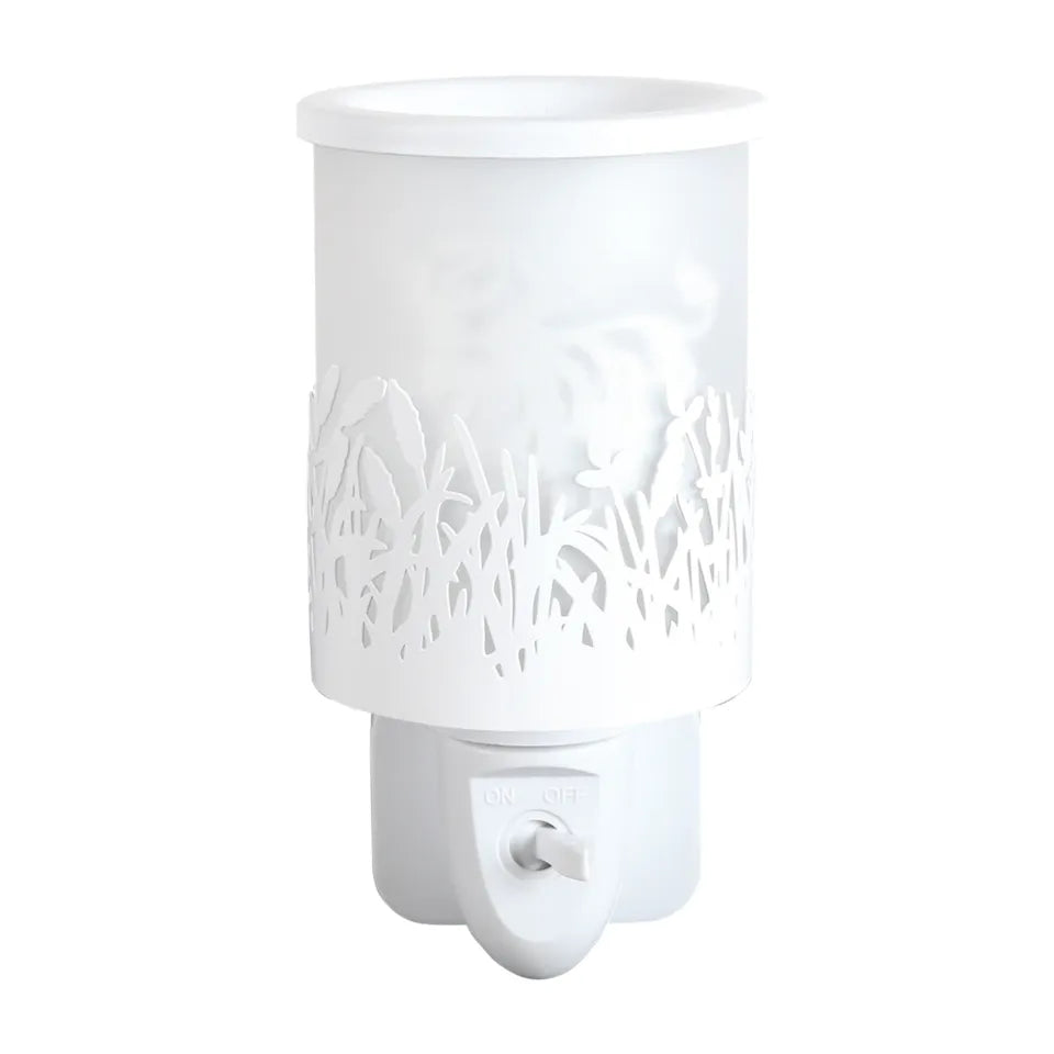 Plug In Highland Cow Wax Warmer White