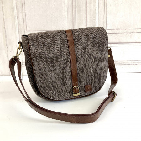 Herringbone Saddle Bag