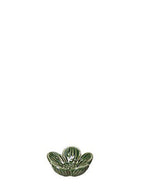 Set Of 2 Ornamental Green Flower Dishes