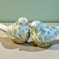 Green Leaf Ceramic Bird
