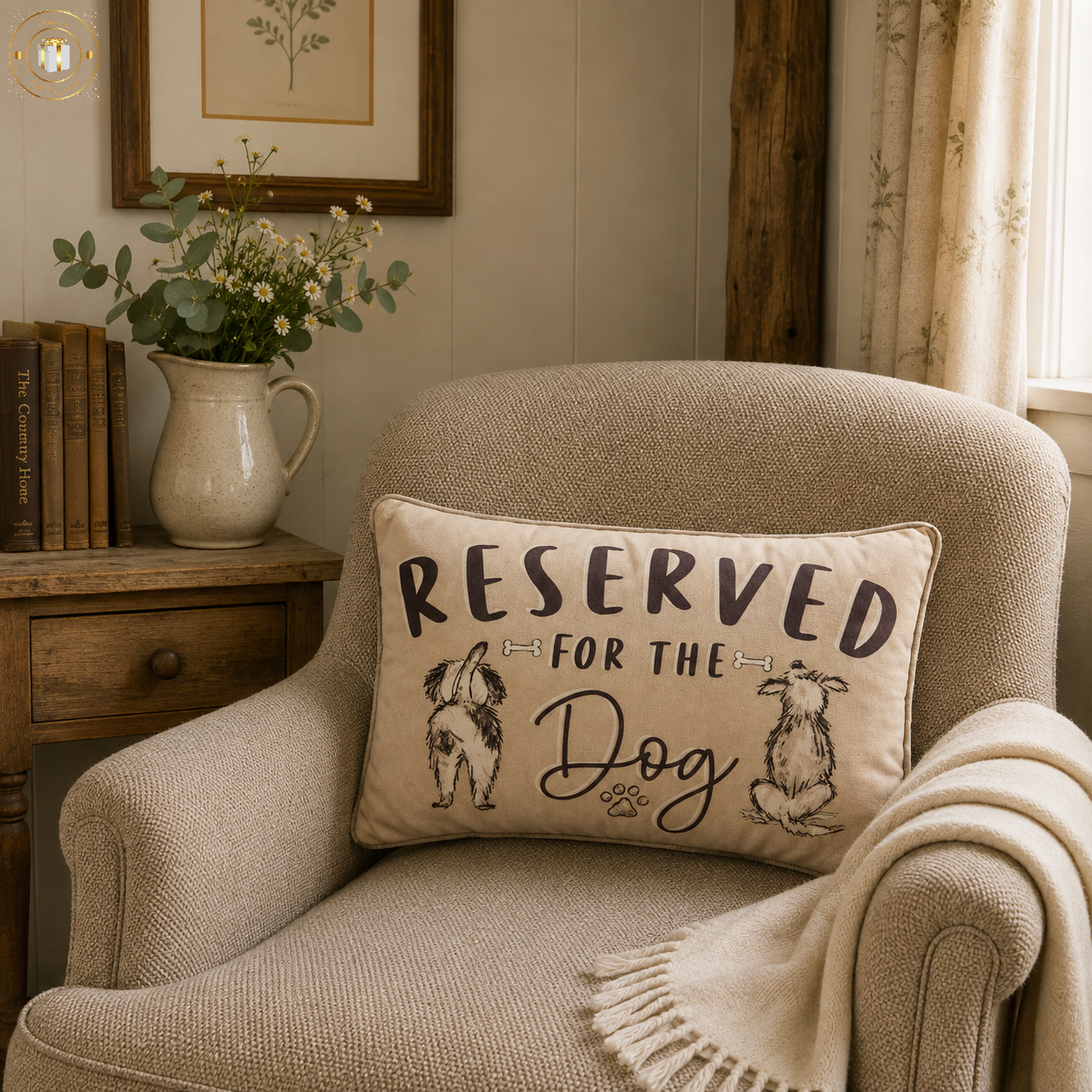 Reserved For The Dog Cushion