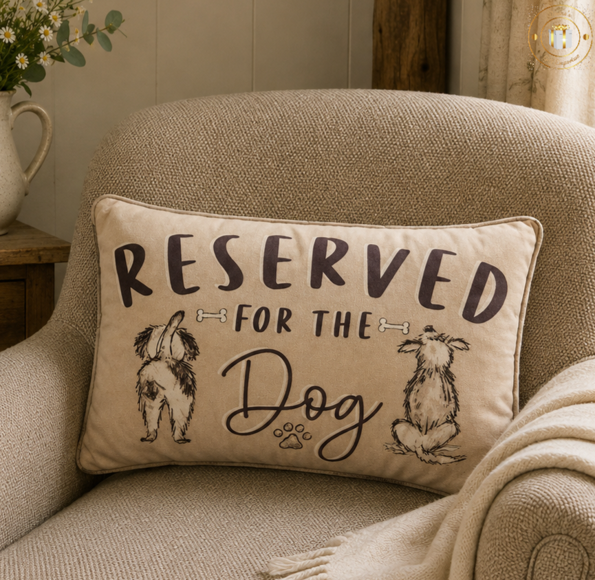 Reserved For The Dog Cushion