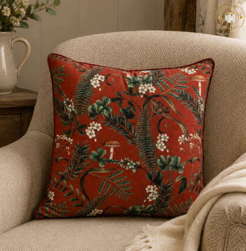 Woodland Botanical Cushion