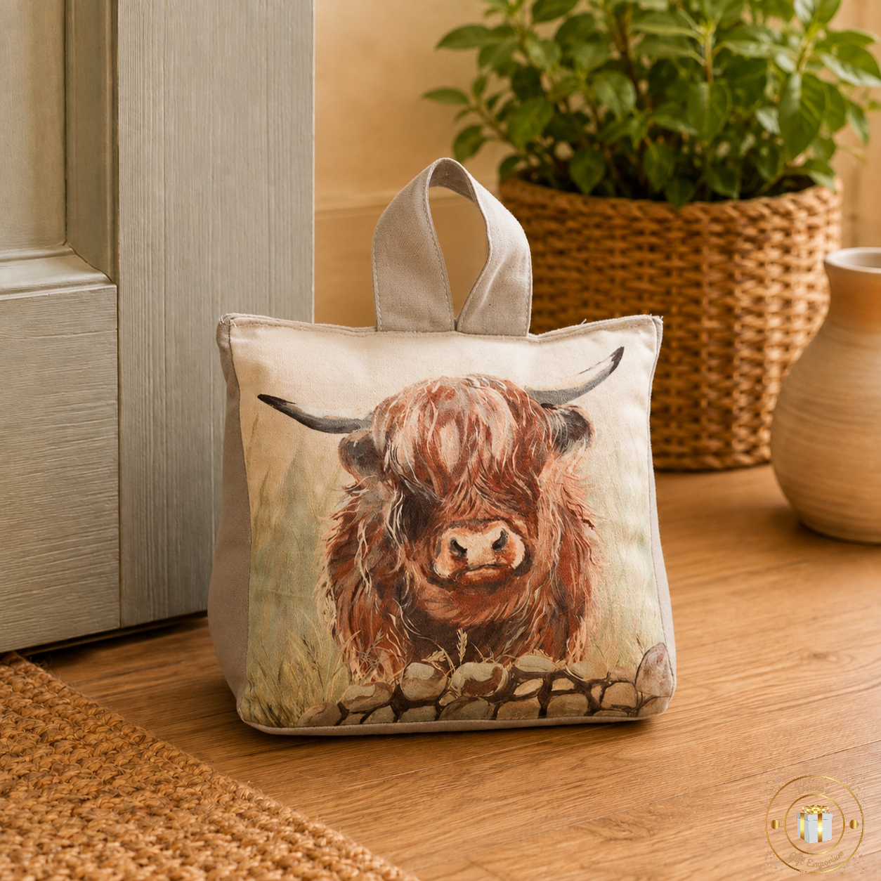 Highland Cow Doorstop