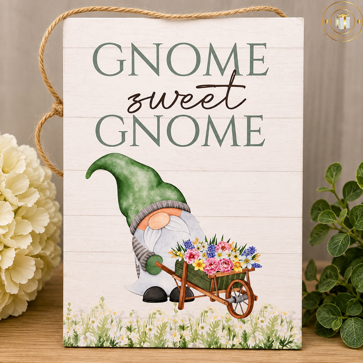 Garden Gnome Gonk Sign - Home Sweet Home