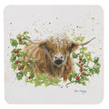 Bree Merryn Logan - Highland Cow Logan Coasters Set of 4