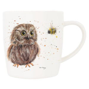 Bree Merryn 'Bramble & Bumble' Owl and Bee Mug