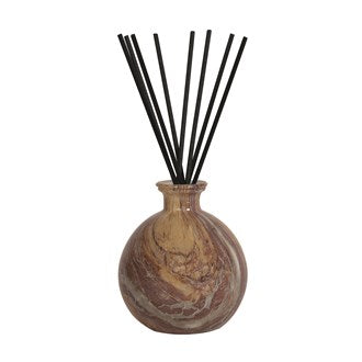 Breccia Marble Reed Diffuser Bottle & 50 Fibre Reeds