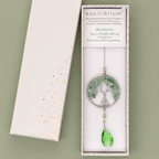 Natural Quartz Tree Of Life Suncatcher