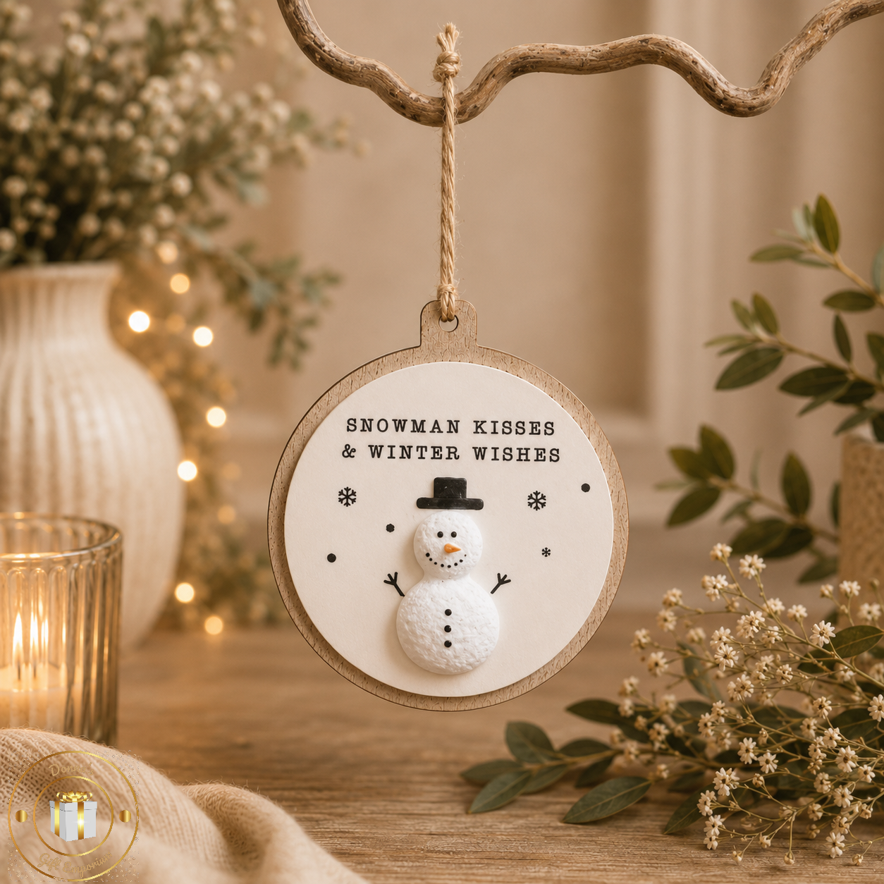 Snowman 3D Christmas Tree Decoration