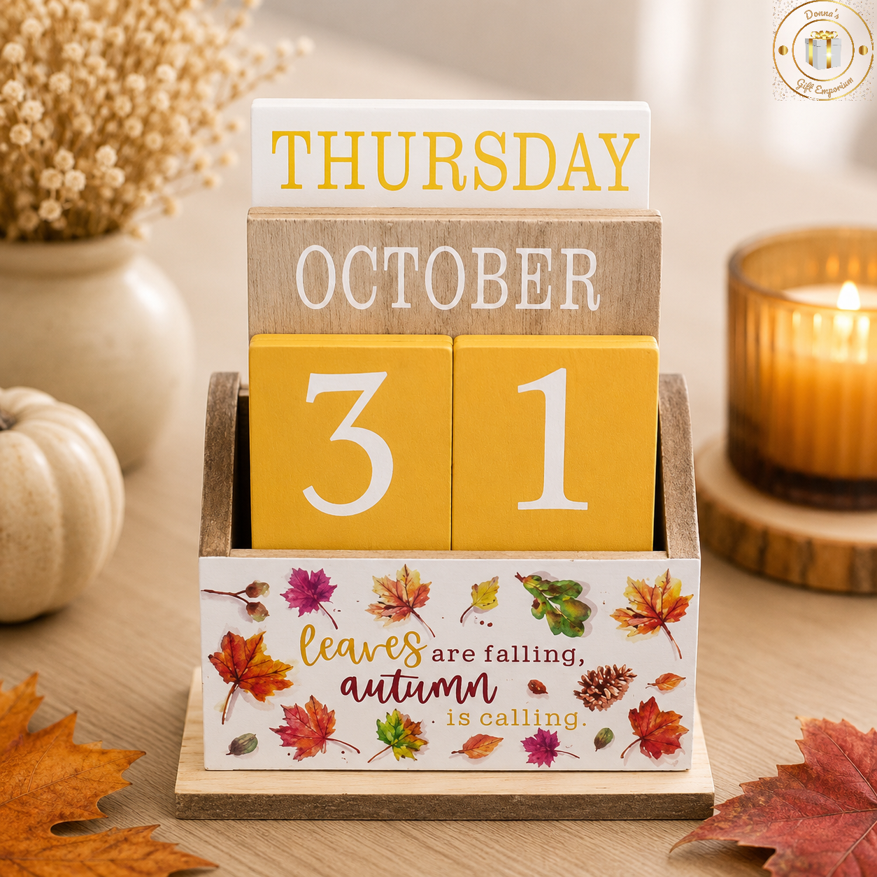 Autumn Leaves Perpetual Calendar
