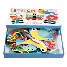 Load image into Gallery viewer, Children&#39;s cardboard stitching kit - Learn to stitch activity
