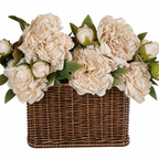Full Bloom Double Peony in Nude