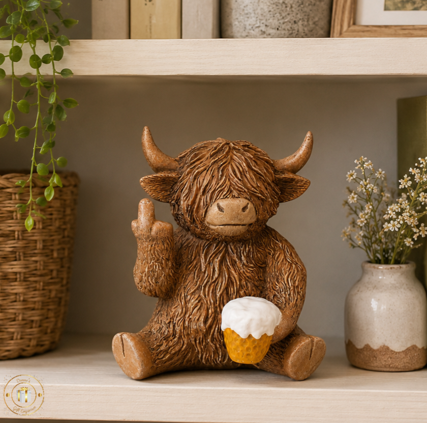 Beer Loving Bob Highland Cow
