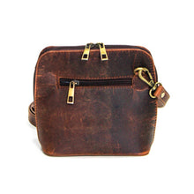 Load image into Gallery viewer, Vintage Leather Clutch / Cross Body Bag - Brown
