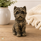 Bronze Effect Terrier Dog Ornament 🐾
