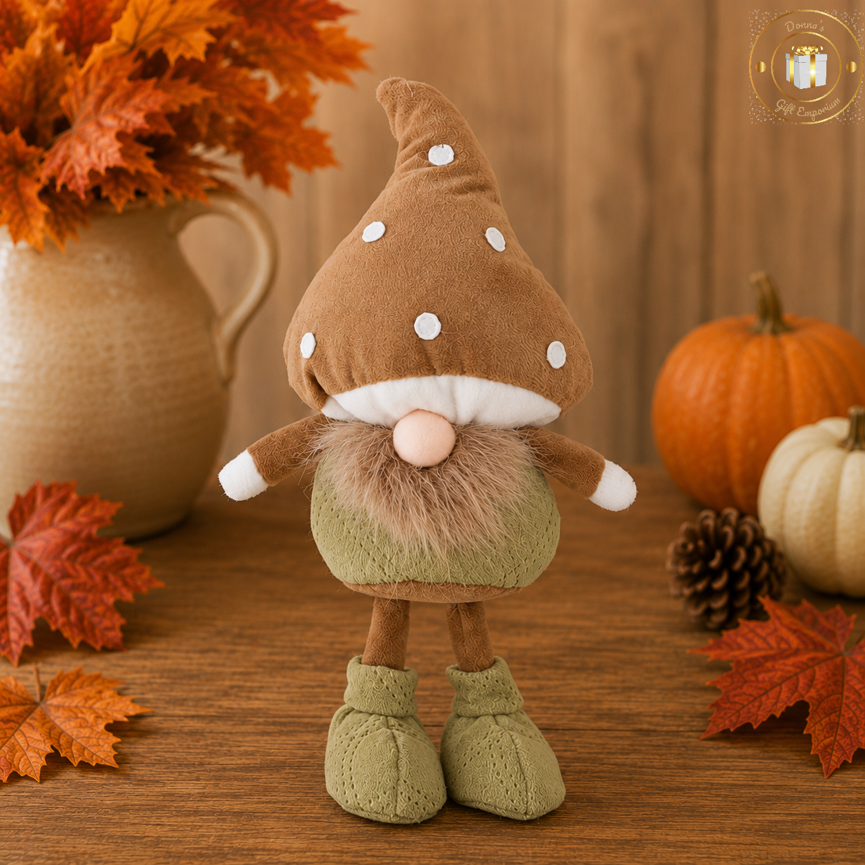 Autumn Woodland Mushroom Gonk - Stood
