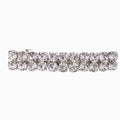 Vivienne - Rhodium Silver & Crystals Hair Clip