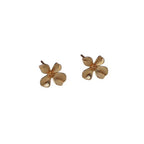 Flower Stud Earring in Gold