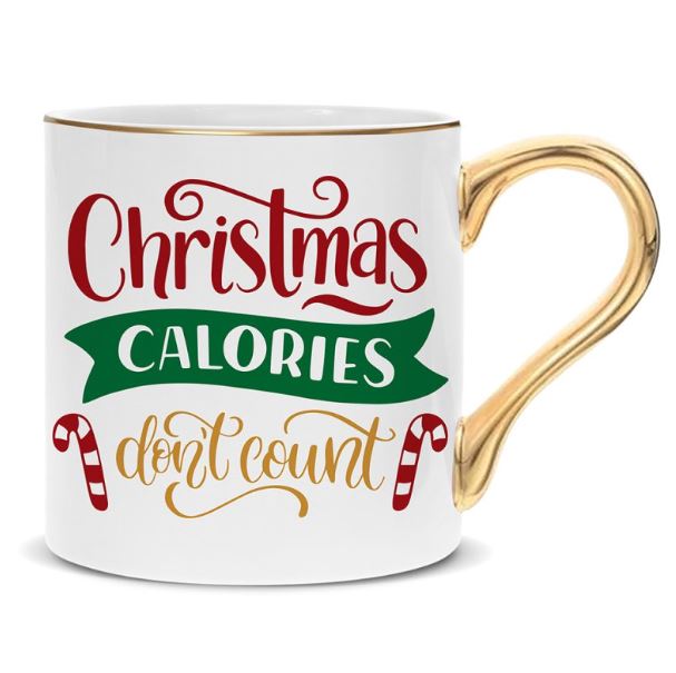 Christmas Calories Don’t Count Mug