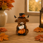 Autumn Highland Cow Ornaments - 4 Designs