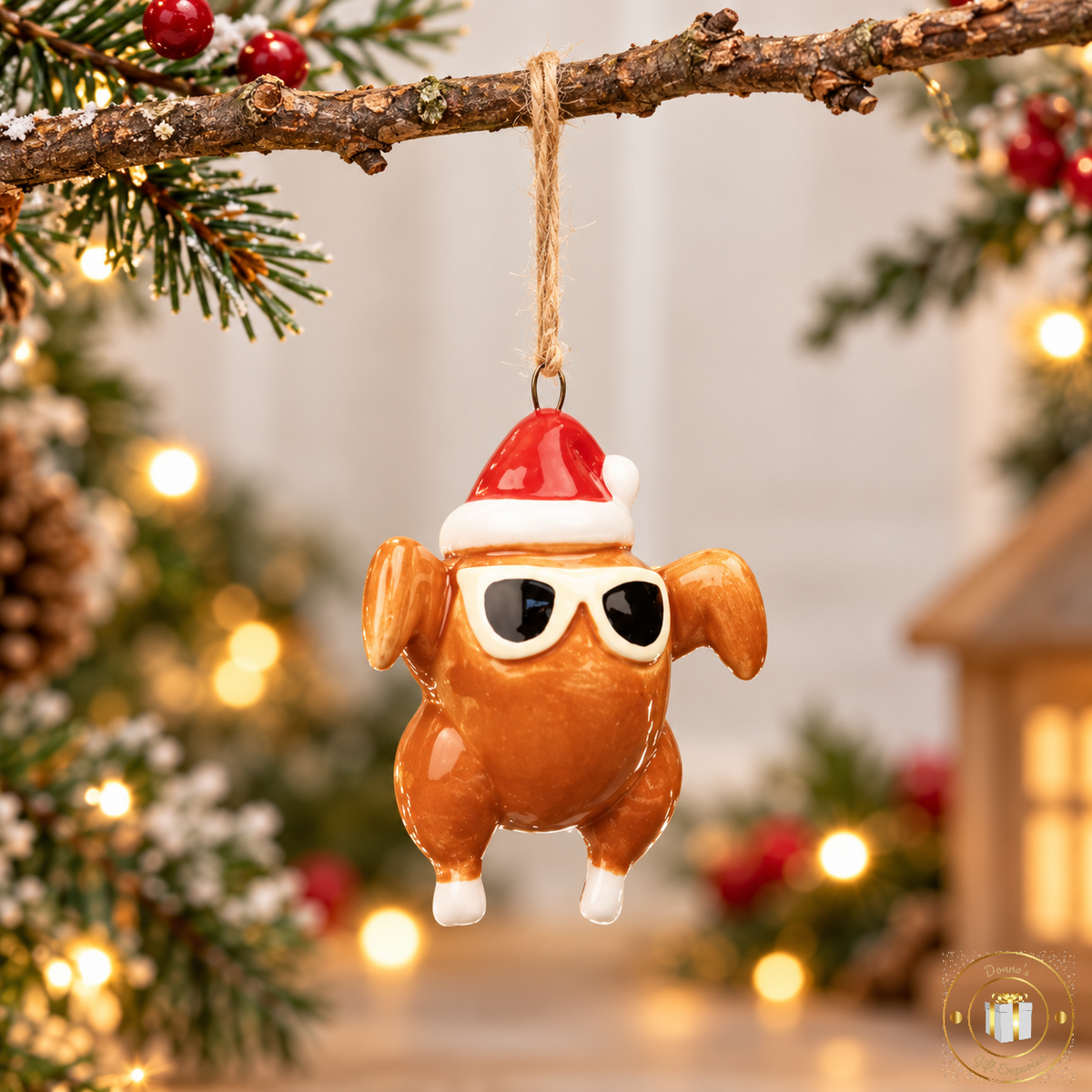 Christmas Turkey Tree Decoration