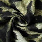 Eco Style - Leopard Print Scarf - Olive