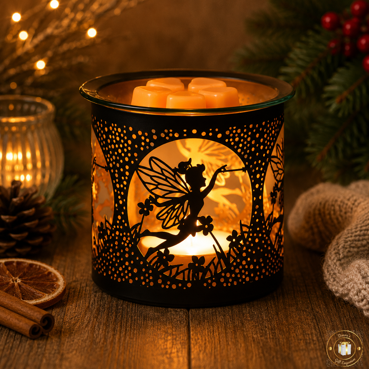 Wax Warmer / Burner - Black Fairy
