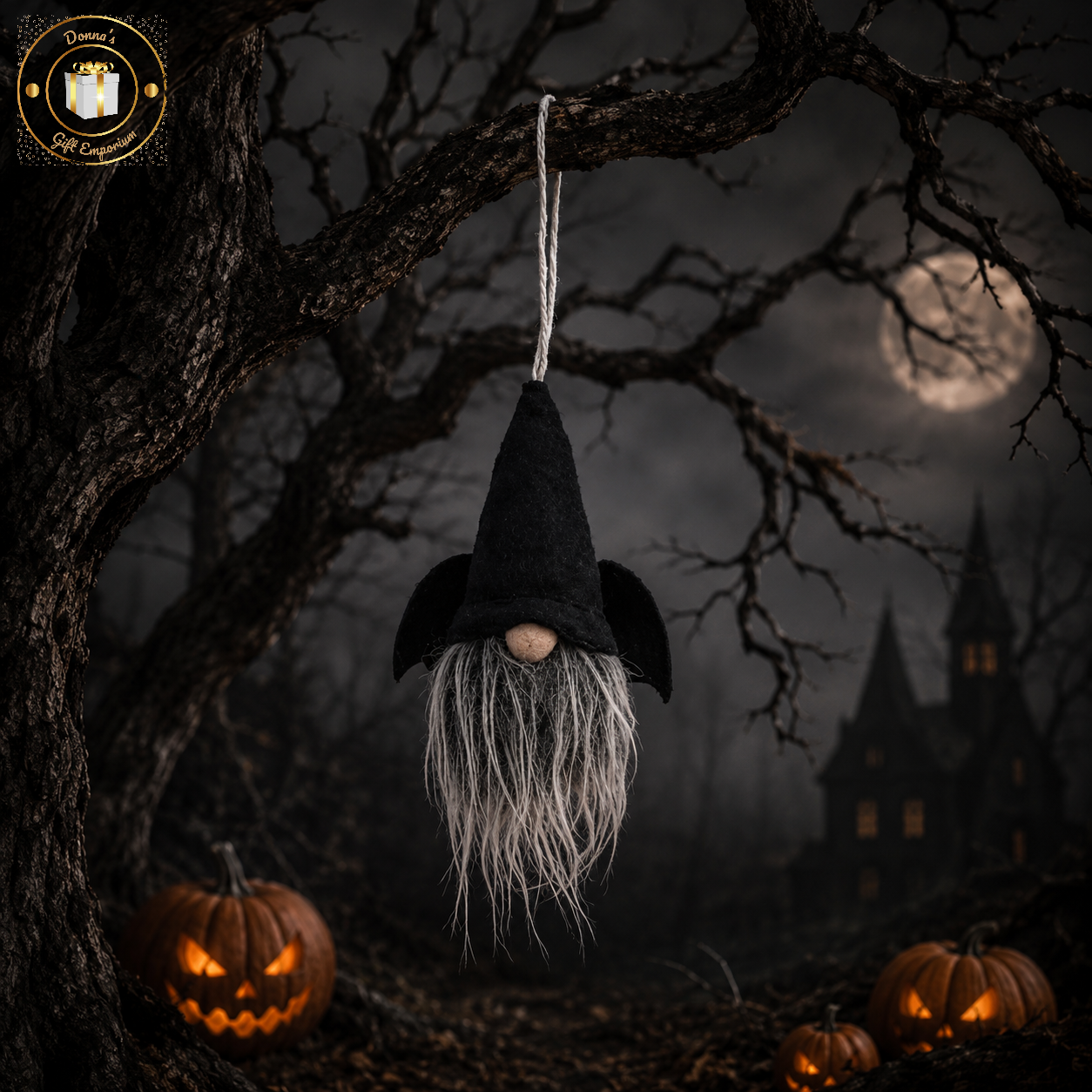 Hanging Halloween Bat Gonk