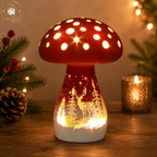 Magical Christmas LED Mushroom Small Red
