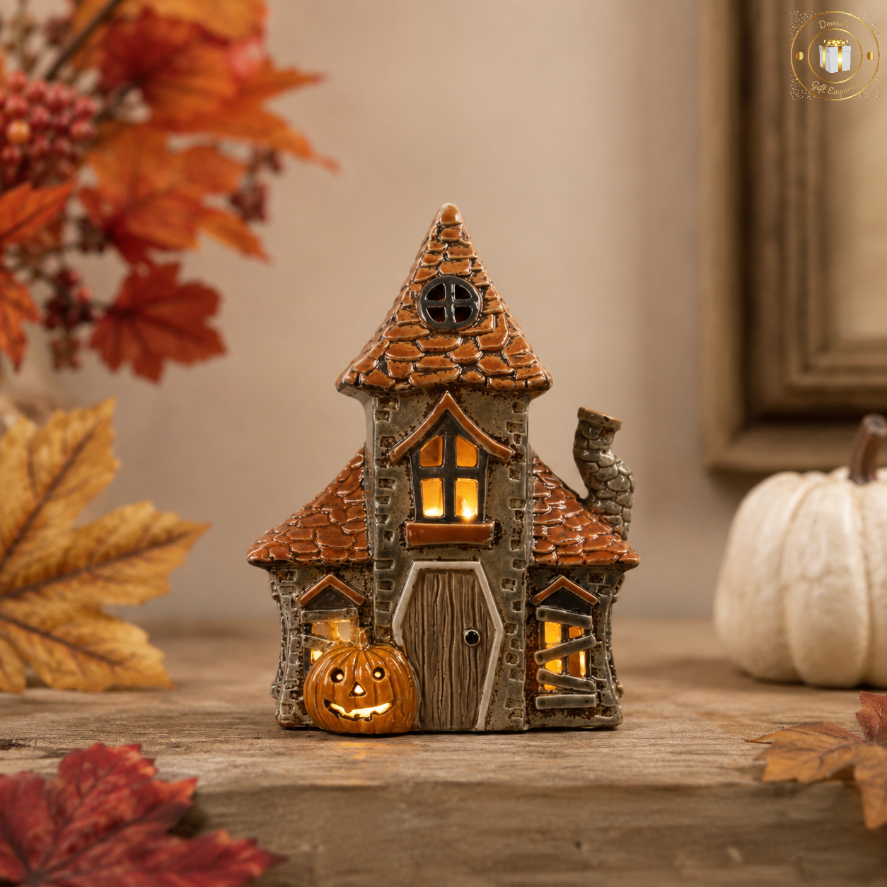 Haunted House Tea Light Holder 🎃🏚️