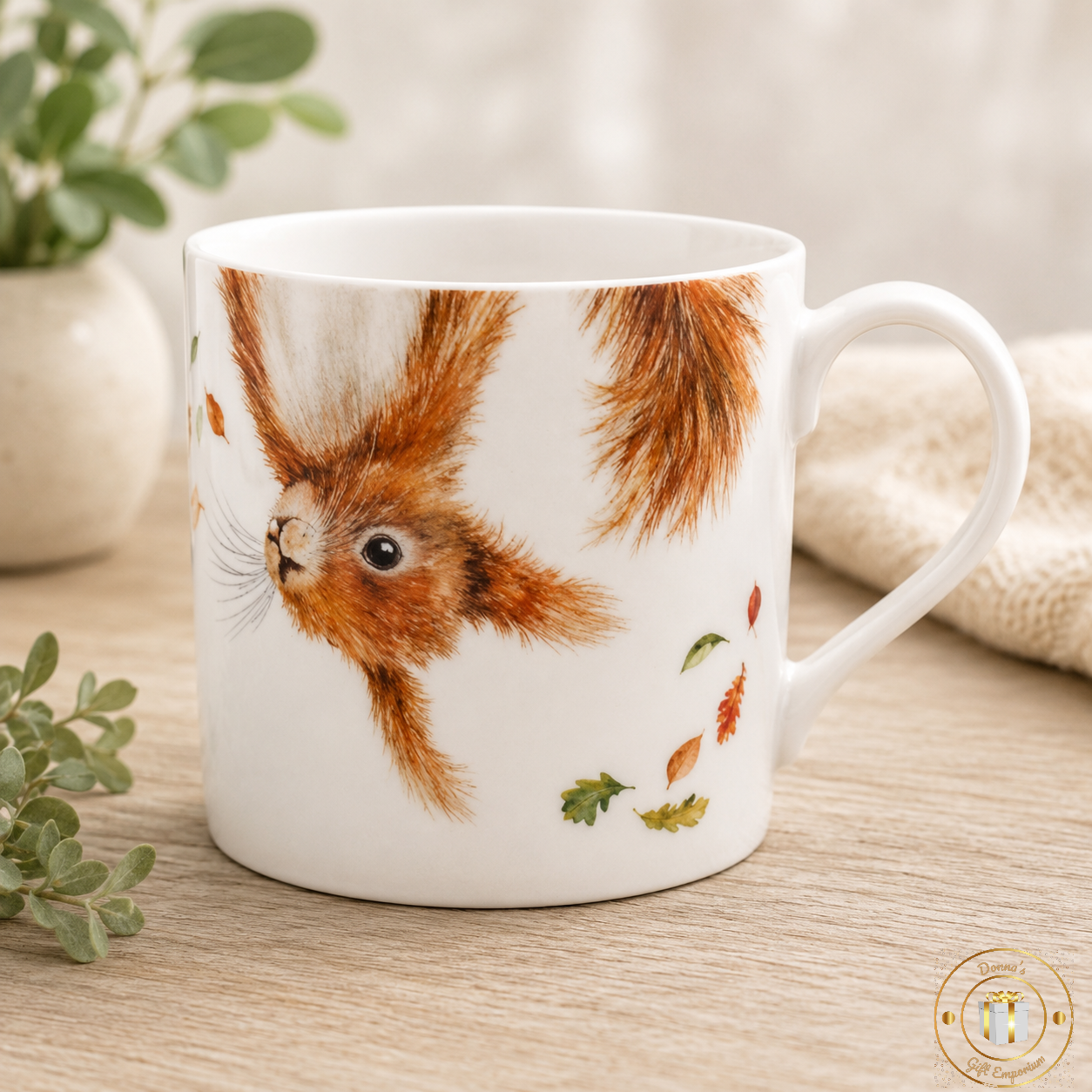 Clemency Bunn Wildlife Mug Squirrel