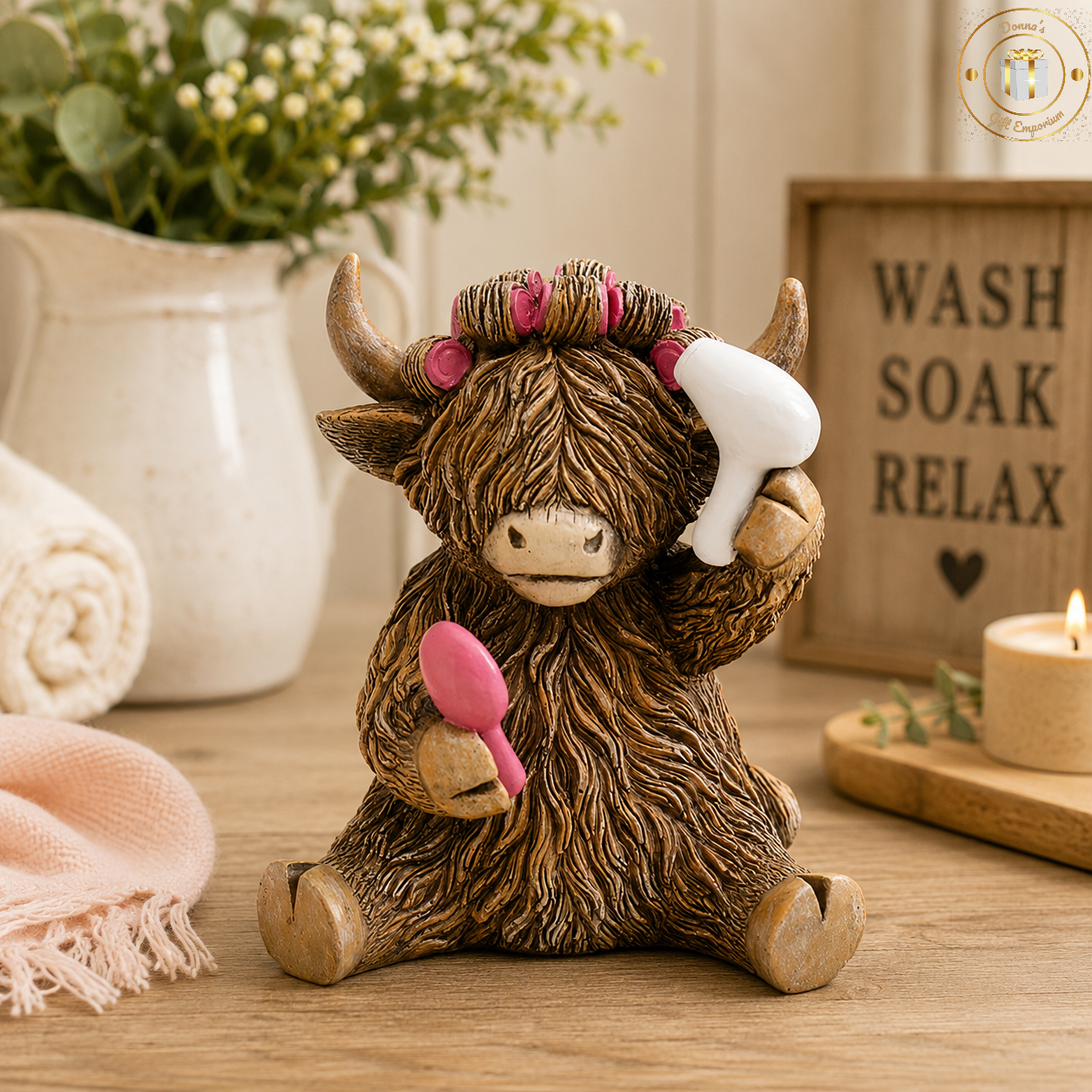 Pamper Day Highland Cow