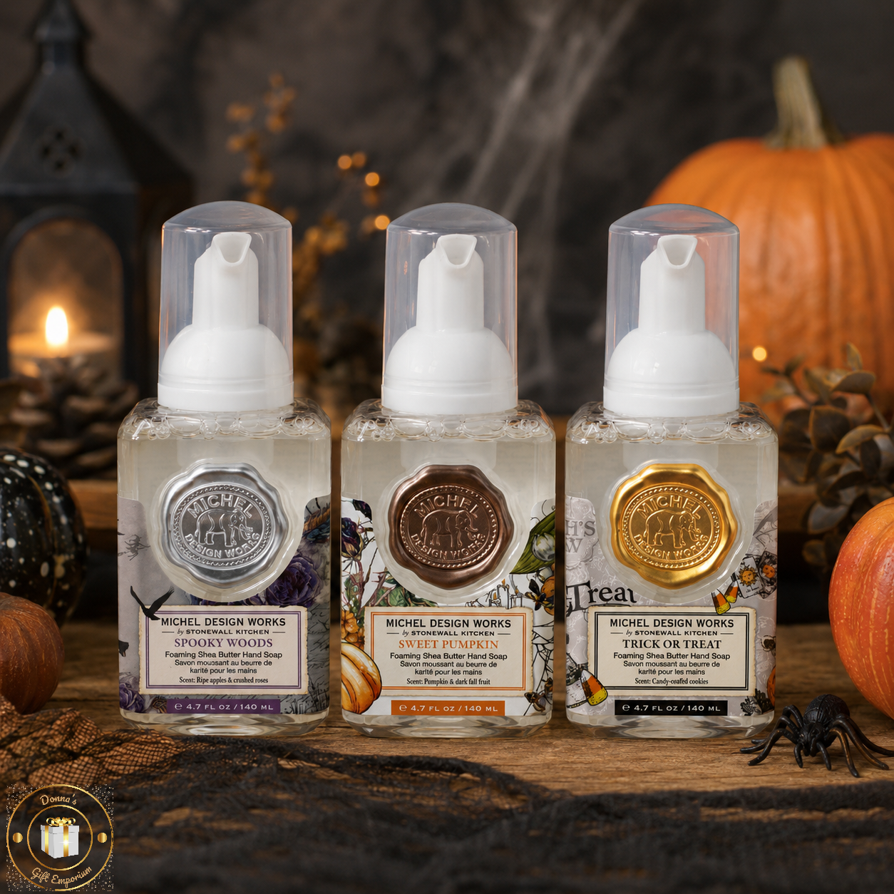 Halloween Mini Foaming Hand Soap Set ~ by Michel Design Works