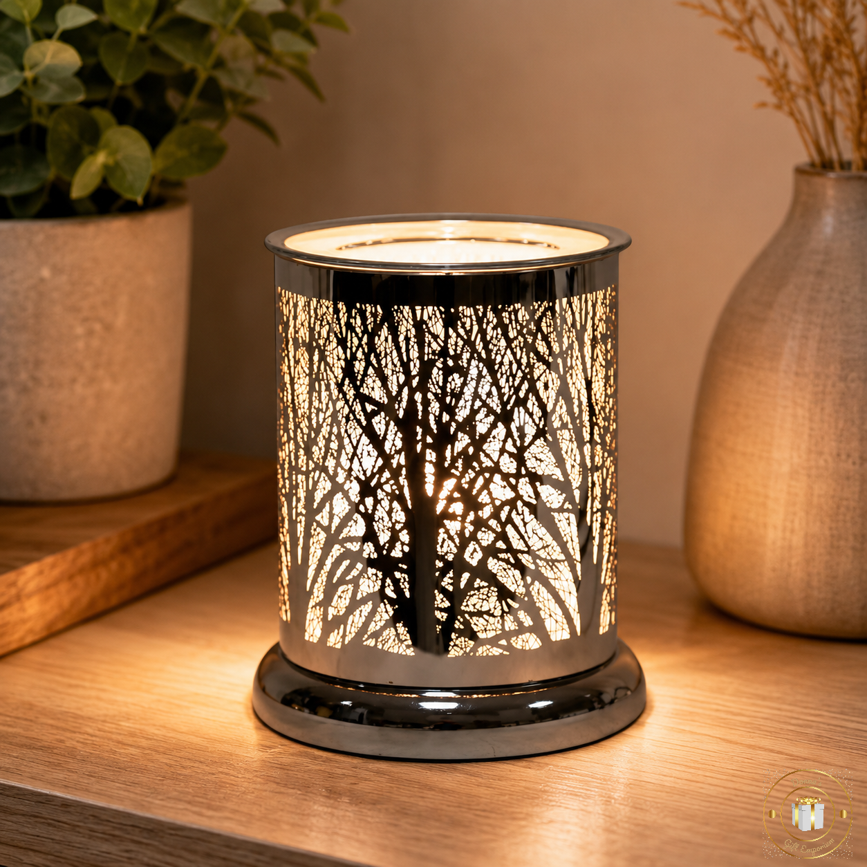 Electric Touch Sensitive Lamp Wax Warmer - Forest