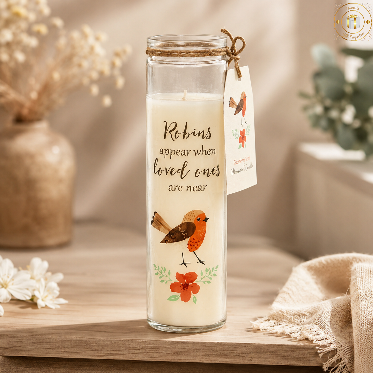Robin Appear Tube Candle